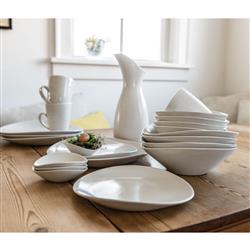 Simon Pearce Modern Classic Barre 6" Alabaster Pottery Bowl|