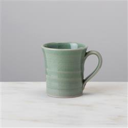 Simon Pearce Modern Classic Belmont Crackle Celadon Stoneware Mug|