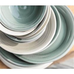 Simon Pearce Modern Classic Belmont Crackle Ivory Stoneware Side Plate|