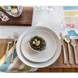 Simon Pearce Modern Classic Barre Alabaster Stoneware Side Plate|