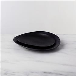Simon Pearce Modern Classic Barre Slate Stoneware Dinner Plate|