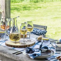 Simon Pearce Modern Classic Woodstock White Wine Glass|