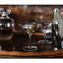 Simon Pearce Modern Classic Ascutney Martini Glass|