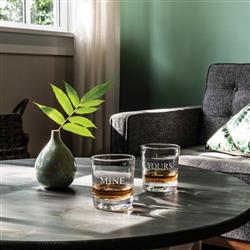 Simon Pearce Modern Classic Ascutney Double Old-Fashioned Glass - Set of 2|