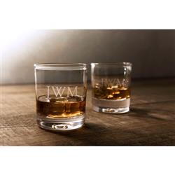 Simon Pearce Modern Classic Ascutney Double Old-Fashioned Glass - Set of 2|
