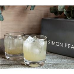 Simon Pearce Modern Classic Ascutney Double Old-Fashioned Glass - Set of 2|