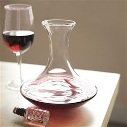 Simon Pearce Modern Classic Madison Glass Wine Decanter|