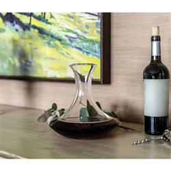 Simon Pearce Modern Classic Madison Glass Wine Decanter|