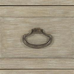 Sarabeth Modern French Brown Overlay 6 Drawer Wood Dresser|