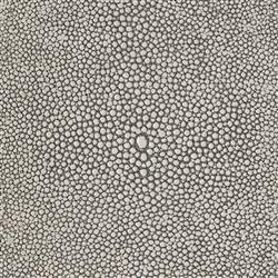 Morand Modern Grey Faux Shagreen Antique Gold Metal Console Table|