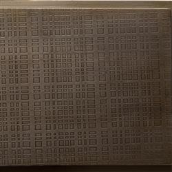 Damian Industrial Loft Slim Rectangular Antique Brass Side End Table|