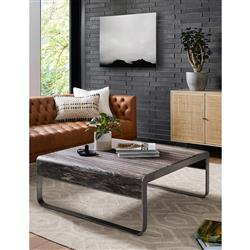 Emilie Coastal Beach 4 Door Natural Cane Mango Wood Metal Legs Sideboard|