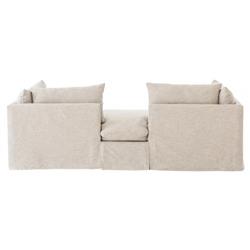 Alexa Modern Classic Beige Performance Slipcovered Daybed|
