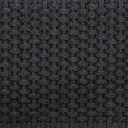 Dion Coastal Beach Dark Grey Woven Rope Weathered Teak Wood Outdoor Arm Chair|