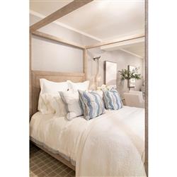 Palecek Green Oaks Coastal Beach White Woven Abaca Rope Hanging Wall Pendant|