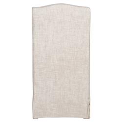 Carrie Modern Beige Upholstered Slipcovered Dining Parsons Side Chair - Set of 2|