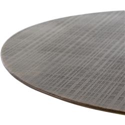 Gene Industrial Loft Aged Brass Iron Round Counter Table - 32" W|