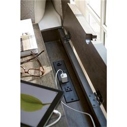 Norman Modern Classic Brown Wood 3 Drawer Nightstand|