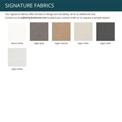 Cisco Home Rebecca Modern White Cotton Slipcovered Sectional Sofa - Left Arm Facing|