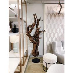 Kazu Root Mangrove Tree Iron Floor Sculpture|