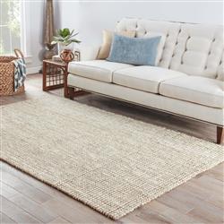Mayen Coastal Beach Cream Jute Natural Rug - 5'x8'|