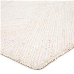 Naturals Tobago Ivory Diamond Pattern Jute Solid Rug - 9'x12'|