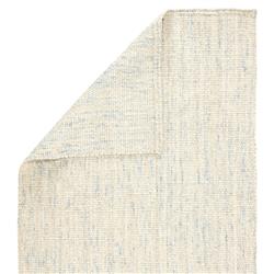 Naturals Tobago Coastal Beach Ivory Blue Jute Solid Rug - 5'x8'|