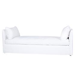 Cisco Home April Modern Classic White Cotton Slip Cover Daybed|