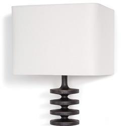 Fishbone Coastal Beach Ebony Birch Wood Sconce|