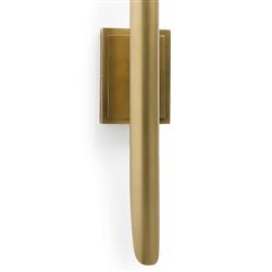 Redford Mid-Century Natural Brass Steel Sconce|