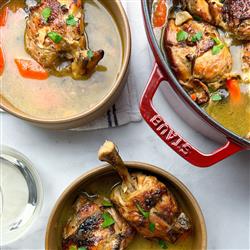 Staub Cherry Red 2.75 Quart Cast Iron Round Cocotte Pot|