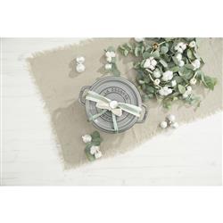 Staub Graphite Grey 2.75 Quart Cast Iron Round Cocotte Pot|