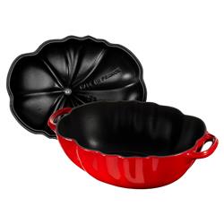 Staub Cherry Red 3 Quart Cast Iron Tomato Cocotte Pot|
