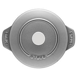 Staub Graphite Grey 1.6 Quart Cast Iron Rice Cocotte Pot|