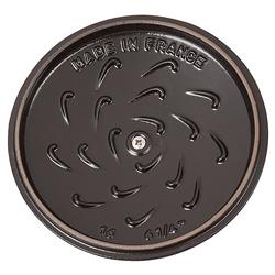 Staub Graphite Grey 1.6 Quart Cast Iron Rice Cocotte Pot|