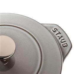 Staub Graphite Grey 1.6 Quart Cast Iron Rice Cocotte Pot|