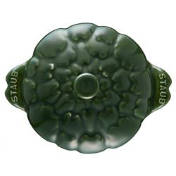 Staub Green 0.5 Quart Ceramic Artichoke Cocotte Pot|