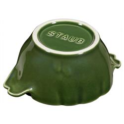 Staub Green 0.5 Quart Ceramic Artichoke Cocotte Pot|