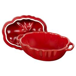 Staub Red 0.5 Quart Ceramic Tomato Cocotte Pot|