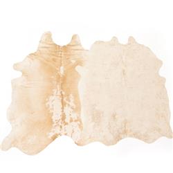 Brantley Rustic Lodge Natural Brown Cowhide Rug - 5'x7'|