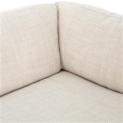 Ethan Modern Classic Cream Performance Sectional Sofa - 70" Left Arm Facing|