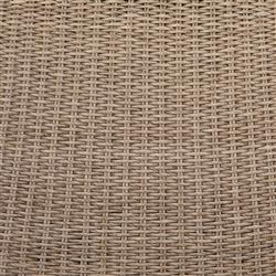 Ivanna Coastal Beach Beige Woven Wicker Outdoor Lounge Chair|
