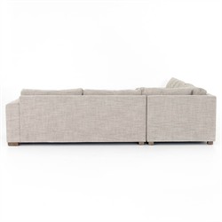 Samira Modern Classic Beige Performance Corner Sectional - 118"|