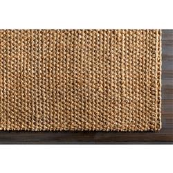 Jamie Coastal Beach Natural Brown Jute Rug - 2'6"x4'|
