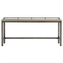 Addison Industrial Loft Grey Wood Dining Bar Table Set|
