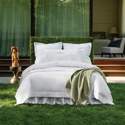 Sferra Modern Celine Charcoal Cotton Throw Blanket|