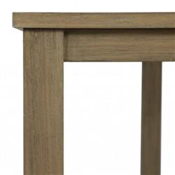 Amina Coastal Natural Teak Rectangular Outdoor Dining Table - 94"W|