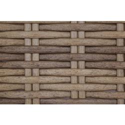 Aria Coastal Beige Cushion Brown Wicker Outdoor Sofa|