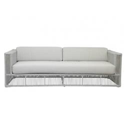 Mateo Coastal Grey Cushion Rope Outdoor Sofa|