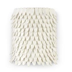Palecek Mariposa Coastal Beach Off White Coconut Shells Wall Sconce|